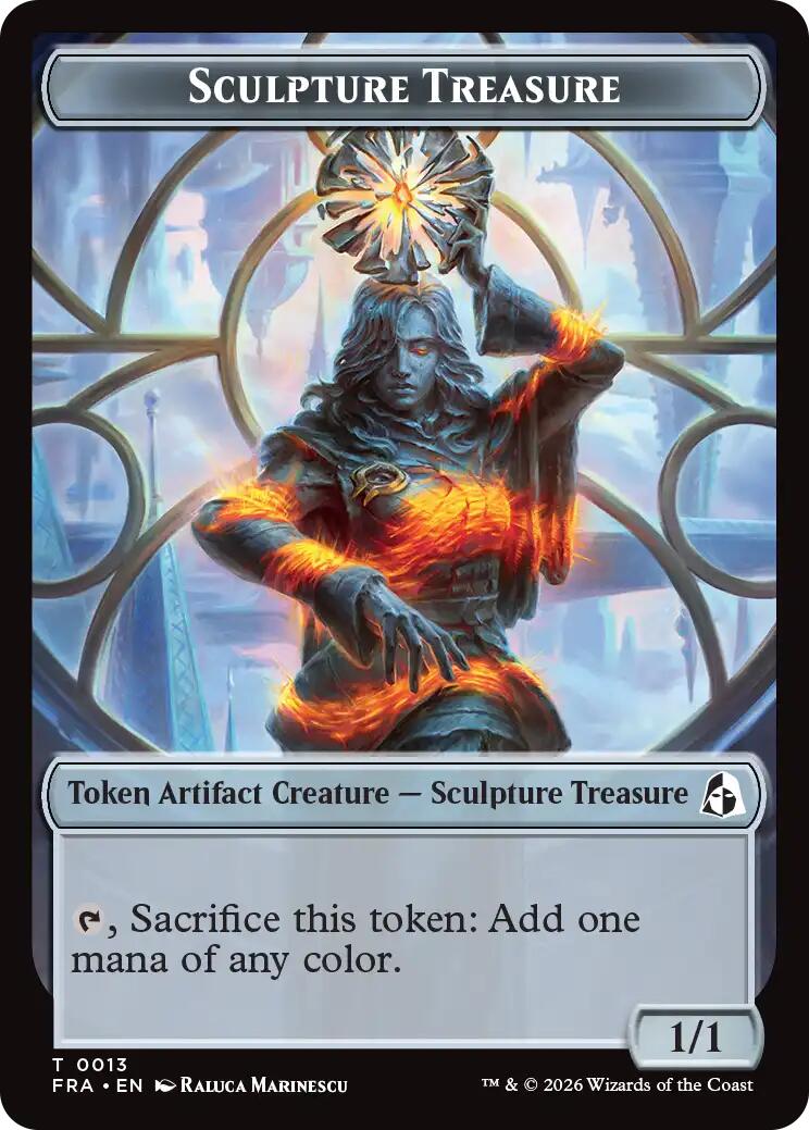 Sculpture Treasure // Beast Double-Sided Token